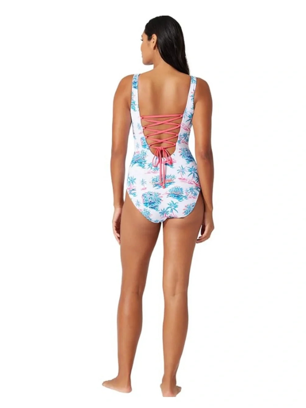 Tommy Bahama Reversible Island Cays Oasis One-Piece Swimsuit